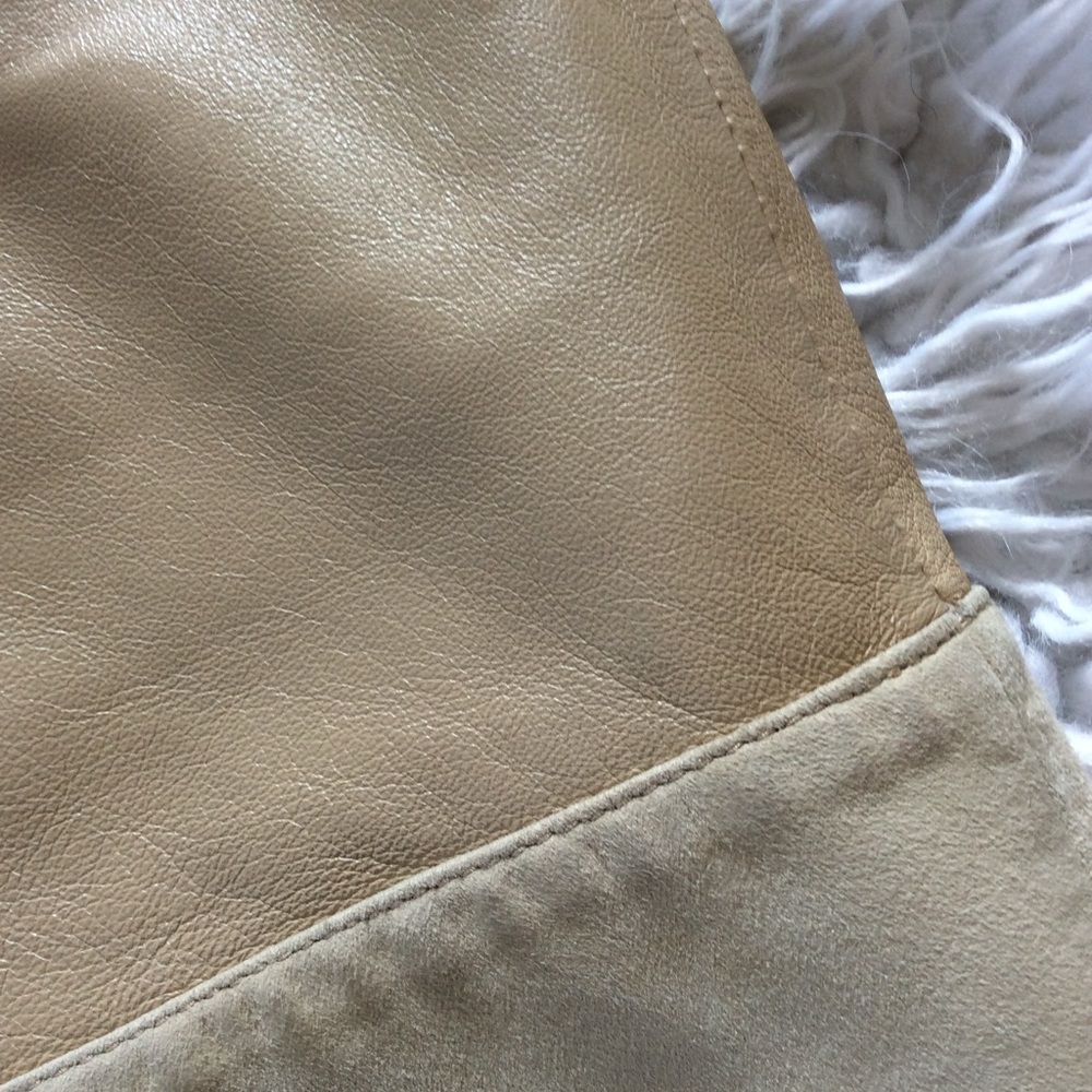 See by Chloé Lamb Leather and Suede Pencil Skirt - Picture 9 of 9